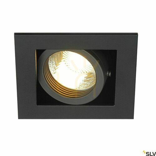 Verifica Spot încastrat SLV KADUX 1 GU10 negru 50W 230V 115510