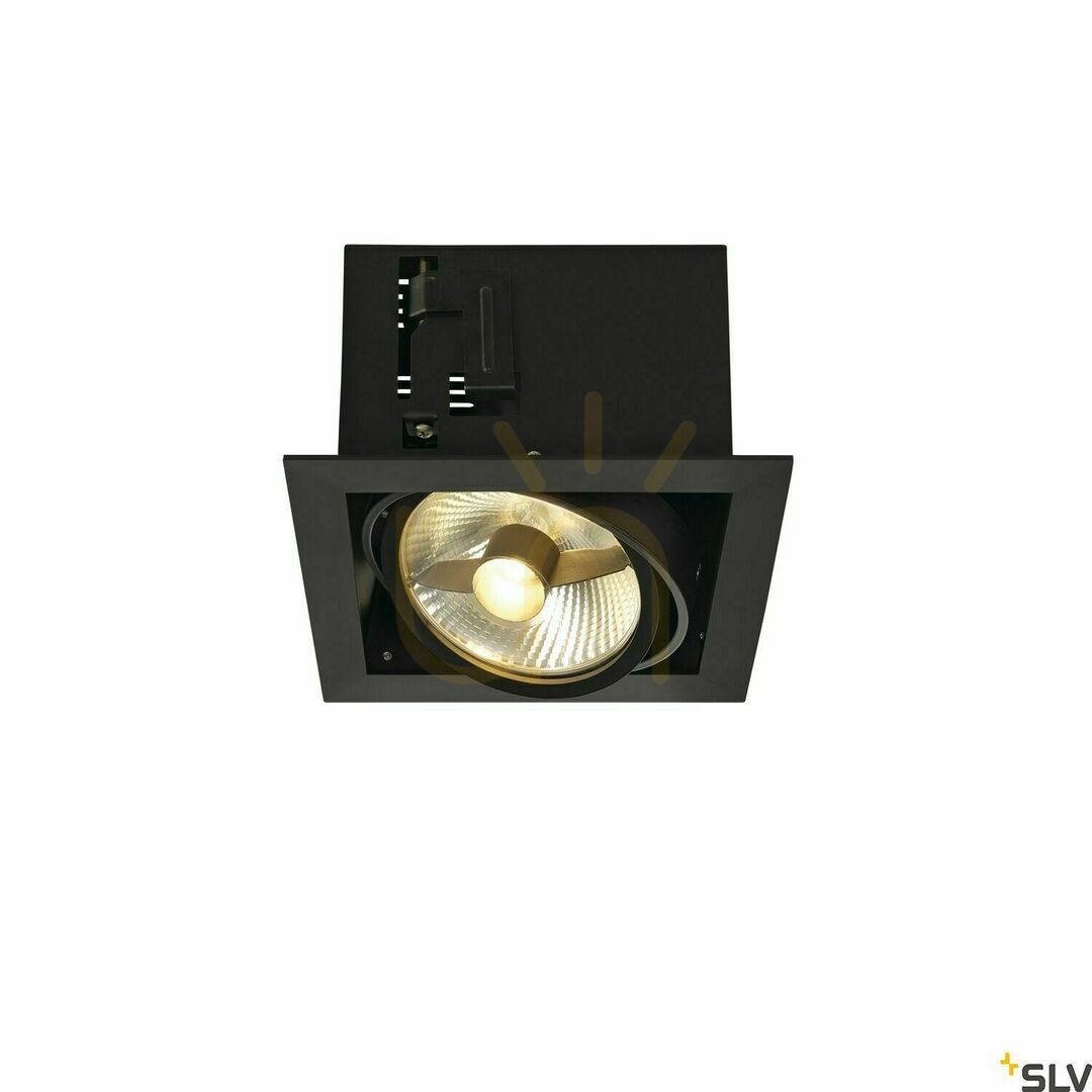 previzualizare Spot încastrat SLV KADUX 1 GU10 negru 75W 230V 115540 Spot încastrat SLV KADUX 1 GU10 negru 75W 230V 115540