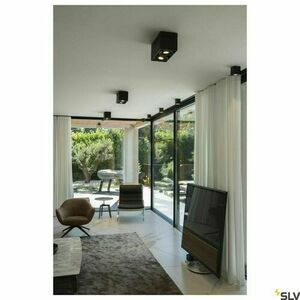 Plafonieră SLV KARDAMOD ES111 negru oțel 75W 117110 small 4
