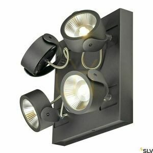 Lampă de suprafață LED SLV KALU neagră 60W 4000lm 3000K 1000135 1 Lampă de suprafață LED SLV KALU neagră 60W 4000lm 3000K 1000135 small 1
