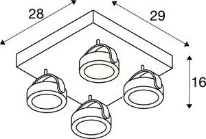 Lampă de suprafață LED SLV KALU neagră 60W 4000lm 3000K 1000135 3 Lampă de suprafață LED SLV KALU neagră 60W 4000lm 3000K 1000135 small 3