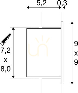 Spot încastrat LED SLV FRAME Basic gri 3W 2700K IP20 1000577 5 Spot încastrat LED SLV FRAME Basic gri 3W 2700K IP20 1000577 small 5