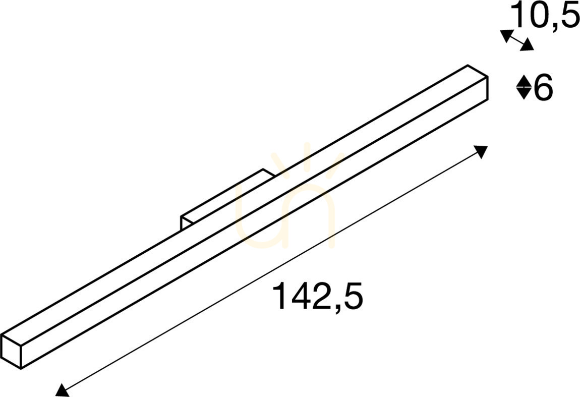 Spectacol Aplica perete LED SLV Q-LINE alba 45W 3800lm 3000K IP20 1000668 Aplica perete LED SLV Q-LINE alba 45W 3800lm 3000K IP20 1000668