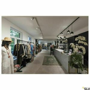 Lampă suspendată pentru șină monofazată SLV Light Eye 150 negru/crom GU10 1000713 small 1