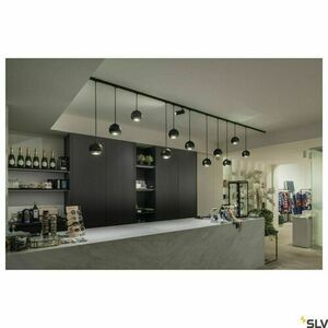 Lampă suspendată pentru șină monofazată SLV Light Eye 150 negru/crom GU10 1000713 small 2