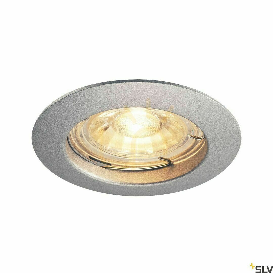 Afişa Spot încastrat SLV PIKA gri aluminiu 50W 230V 1000717 Spot încastrat SLV PIKA gri aluminiu 50W 230V 1000717