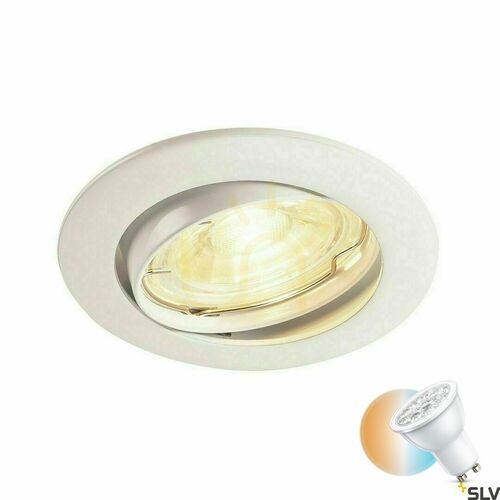 Verifica Spot încastrat SLV PIKA QPAR51 alb 50W aluminiu 1000718