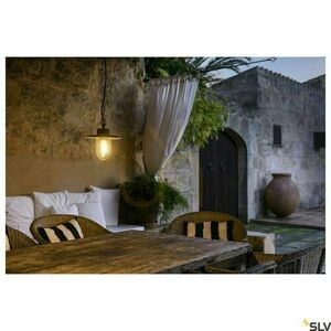 Lampă suspendată exterior SLV MOLAT antracit IP44 aluminiu sticlă 23 cm 1000821 small 2