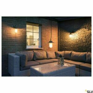 Lampă suspendată exterior SLV MOLAT antracit IP44 aluminiu sticlă 23 cm 1000821 small 3