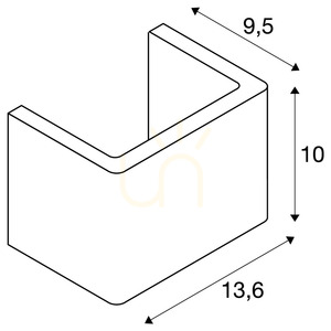 Abajur din ipsos SLV MANA alb, 13,6 cm, 1000824 small 5