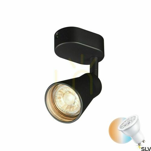 Verifica Spot încastrat SLV AVO Single negru GU10 50W 1000886