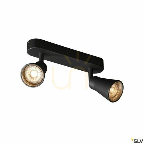 Verifica Spot încastrat SLV AVO Double negru GU10 50W 1000889