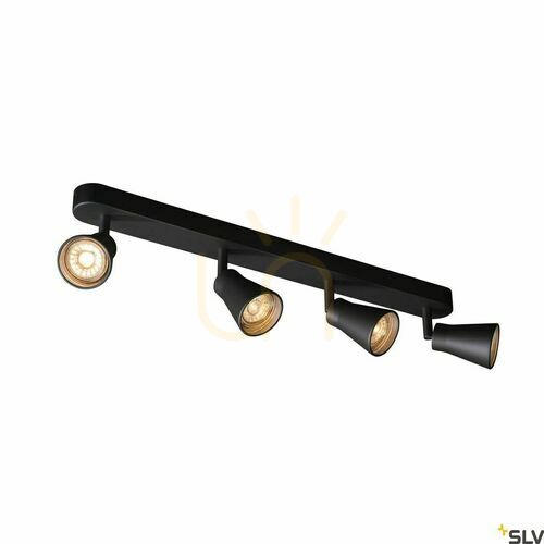 Verifica Spot incastrat SLV AVO Quad negru GU10 50W 230V 1000895