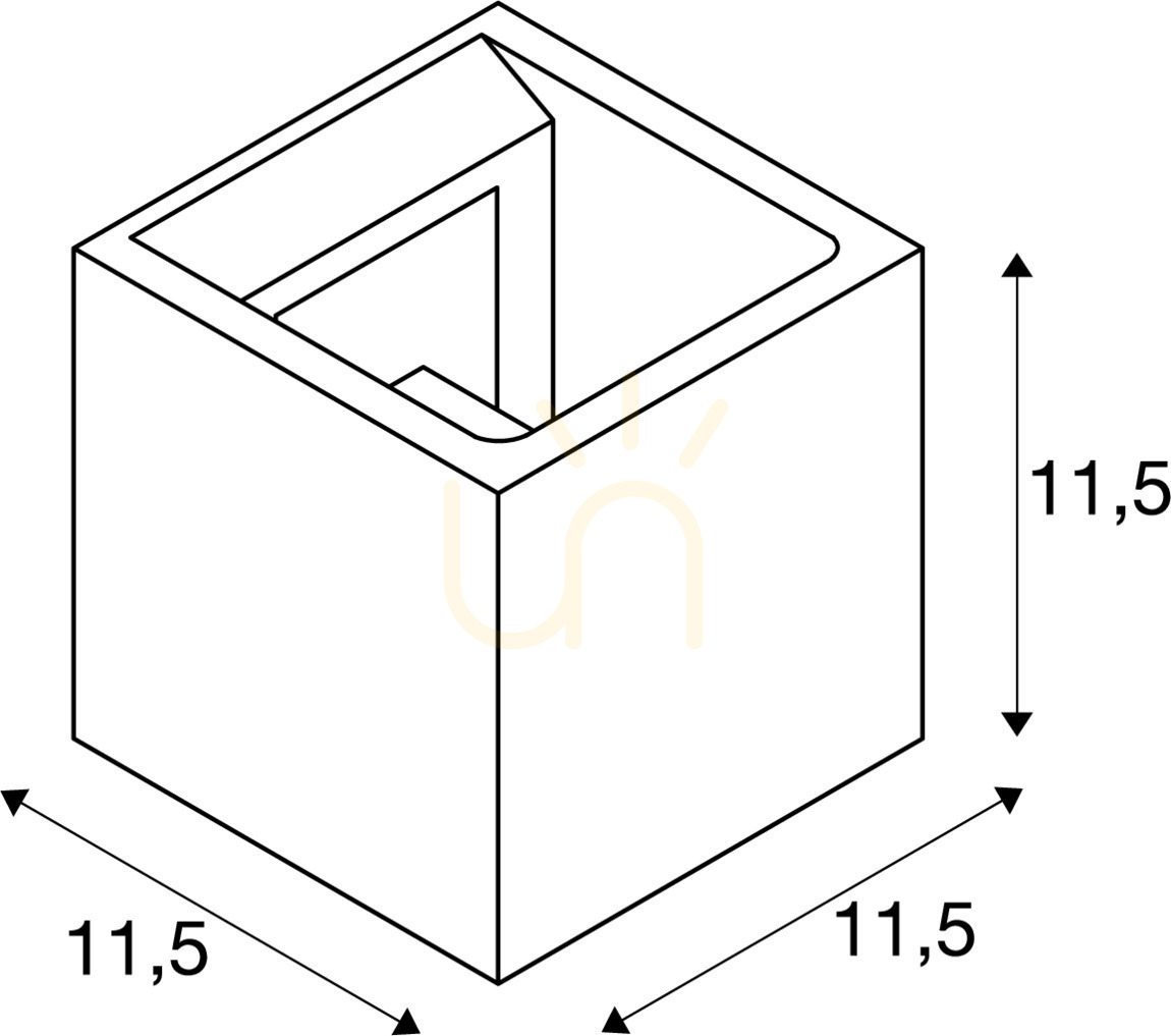 Verifica Lampă de perete SLV Solid Cube negru beton G9 25W 1000911 Lampă de perete SLV Solid Cube negru beton G9 25W 1000911