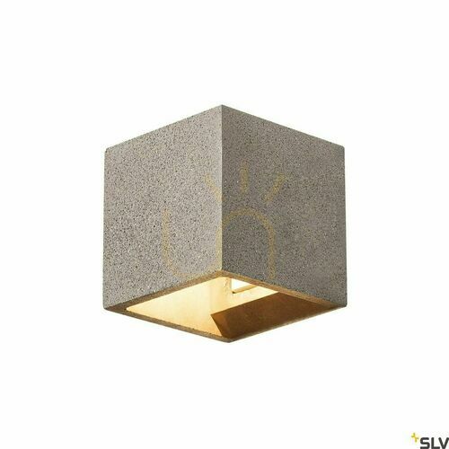 Verifica Lampă de perete SLV Solid Cube negru beton G9 25W 1000911