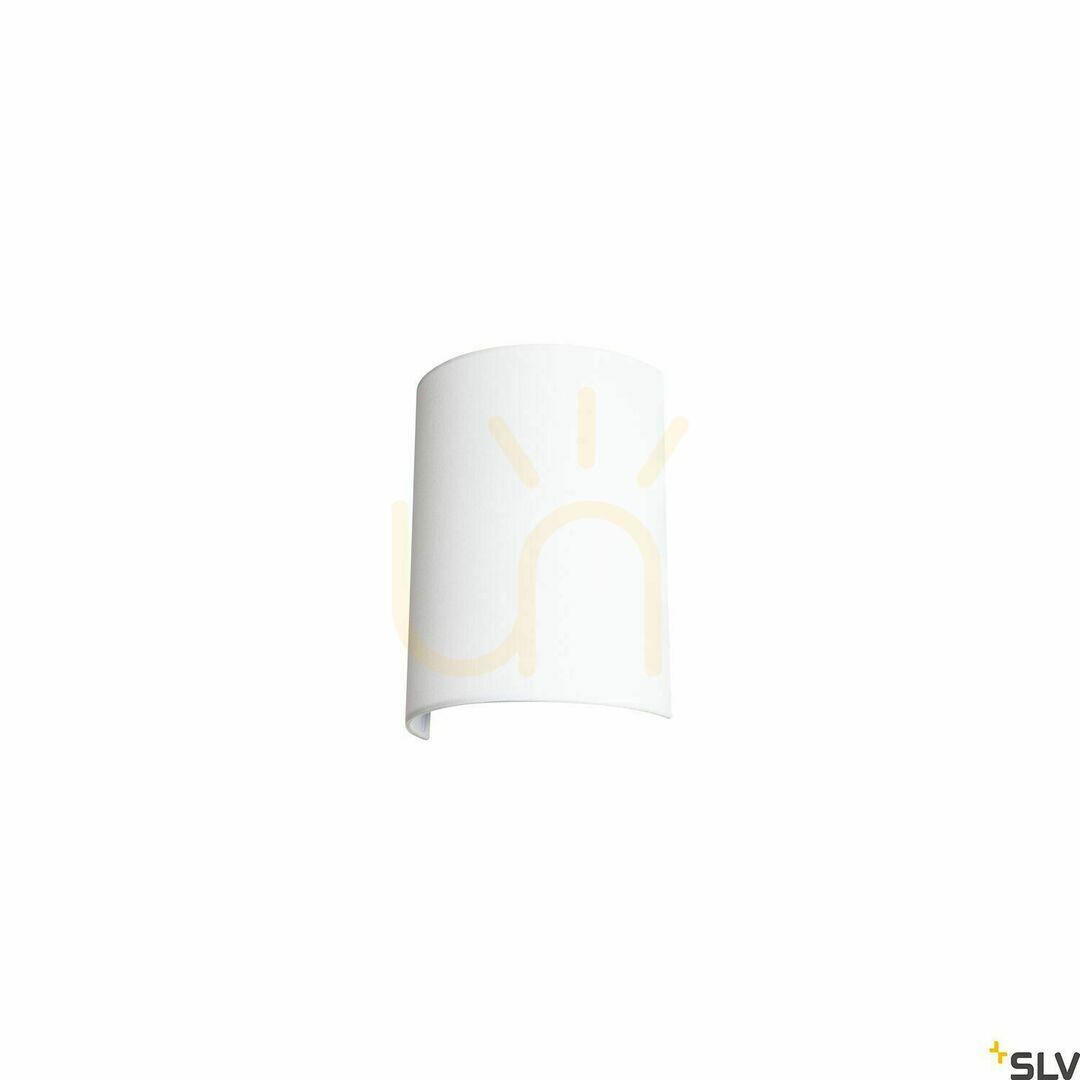 Vedere Abajur semirotund SLV FENDA alb textil oțel 30x23x12 cm 1001275 Abajur semirotund SLV FENDA alb textil oțel 30x23x12 cm 1001275