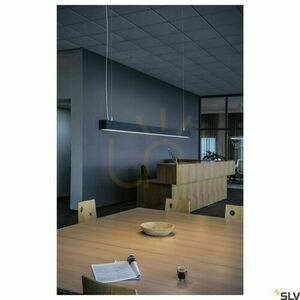 Lampa suspendată SLV Q-LINE DALI Single LED negru 47W 3000K 142 cm 1001309 3 Lampa suspendată SLV Q-LINE DALI Single LED negru 47W 3000K 142 cm 1001309 small 3