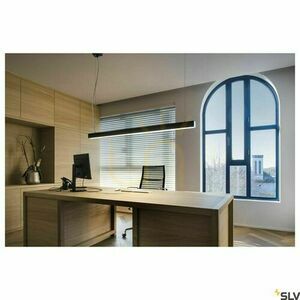 Lampa suspendată SLV Q-LINE DALI Single LED negru 47W 3000K 142 cm 1001309 4 Lampa suspendată SLV Q-LINE DALI Single LED negru 47W 3000K 142 cm 1001309 small 4