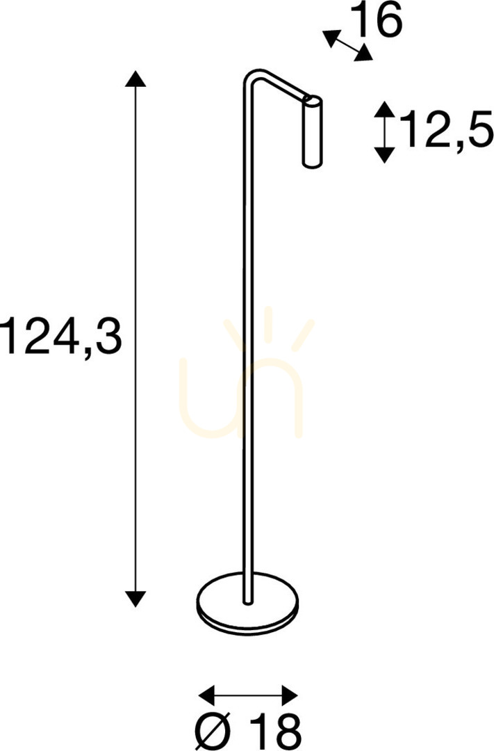 Vedere Lampadar SLV KARPO FL alb LED 6,2W 3000K 430lm 1001462 Lampadar SLV KARPO FL alb LED 6,2W 3000K 430lm 1001462