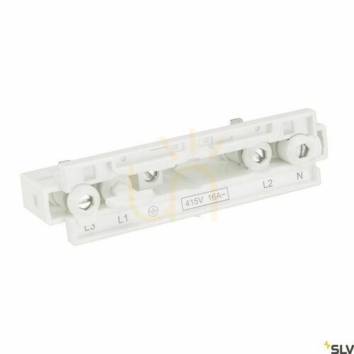 Verifica Conector liniar cu alimentare SLV EUTRAC pentru șină trifazată, alb 1001517
