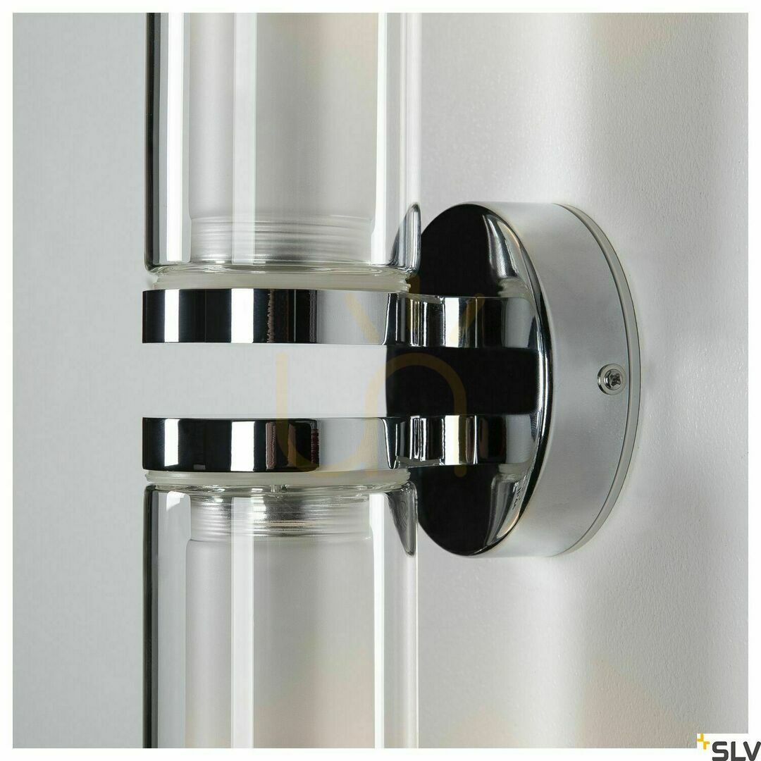 Vedere Lampă de perete SLV WL 106 crom IP44 E14 40W 1002229 Lampă de perete SLV WL 106 crom IP44 E14 40W 1002229