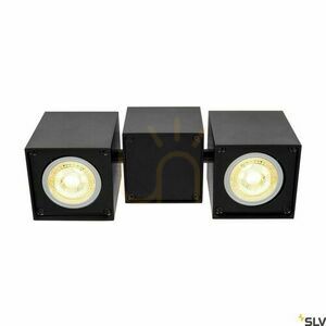 Spot incastrat dublu SLV ALTRA DICE negru GU10 50W 1002215 1 Spot incastrat dublu SLV ALTRA DICE negru GU10 50W 1002215 small 1