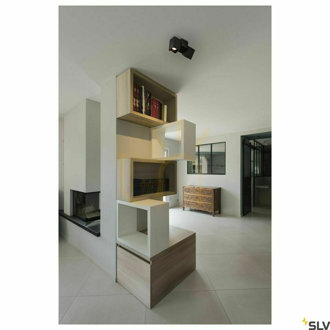 Afişa Spot incastrat dublu SLV ALTRA DICE negru GU10 50W 1002215 Spot incastrat dublu SLV ALTRA DICE negru GU10 50W 1002215