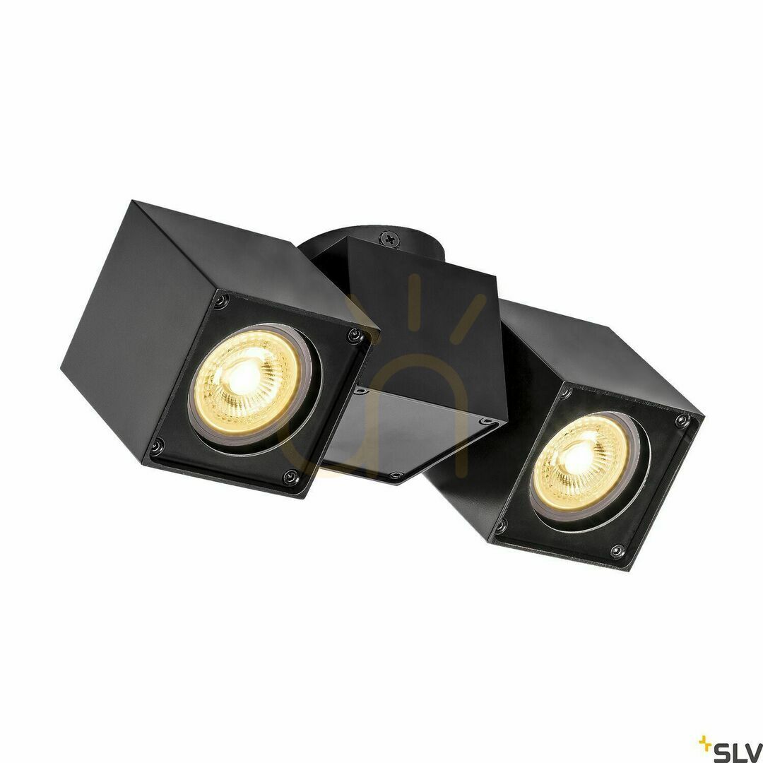 Verifica Spot incastrat dublu SLV ALTRA DICE negru GU10 50W 1002215 Spot incastrat dublu SLV ALTRA DICE negru GU10 50W 1002215