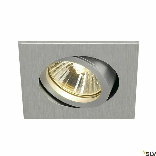 Verifica Spot încastrat SLV NEW TRIA 68 pătrat argintiu 50W IP20 230V 1001996