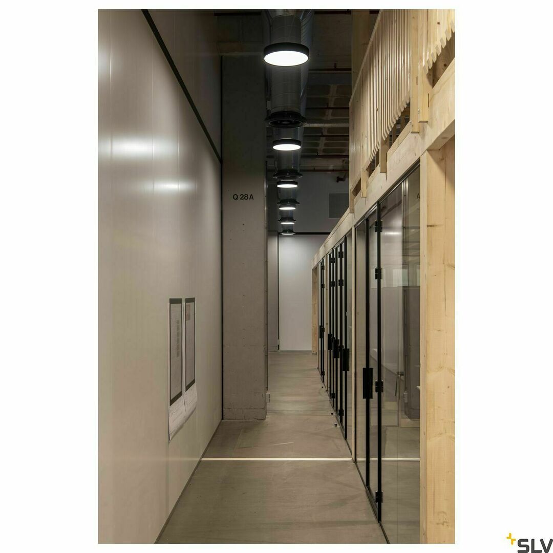 Spectacol Lampa de suprafață SLV MEDO AMBIENT negru 38 cm 30W DALI 3000/4000K 1001895 Lampa de suprafață SLV MEDO AMBIENT negru 38 cm 30W DALI 3000/4000K 1001895