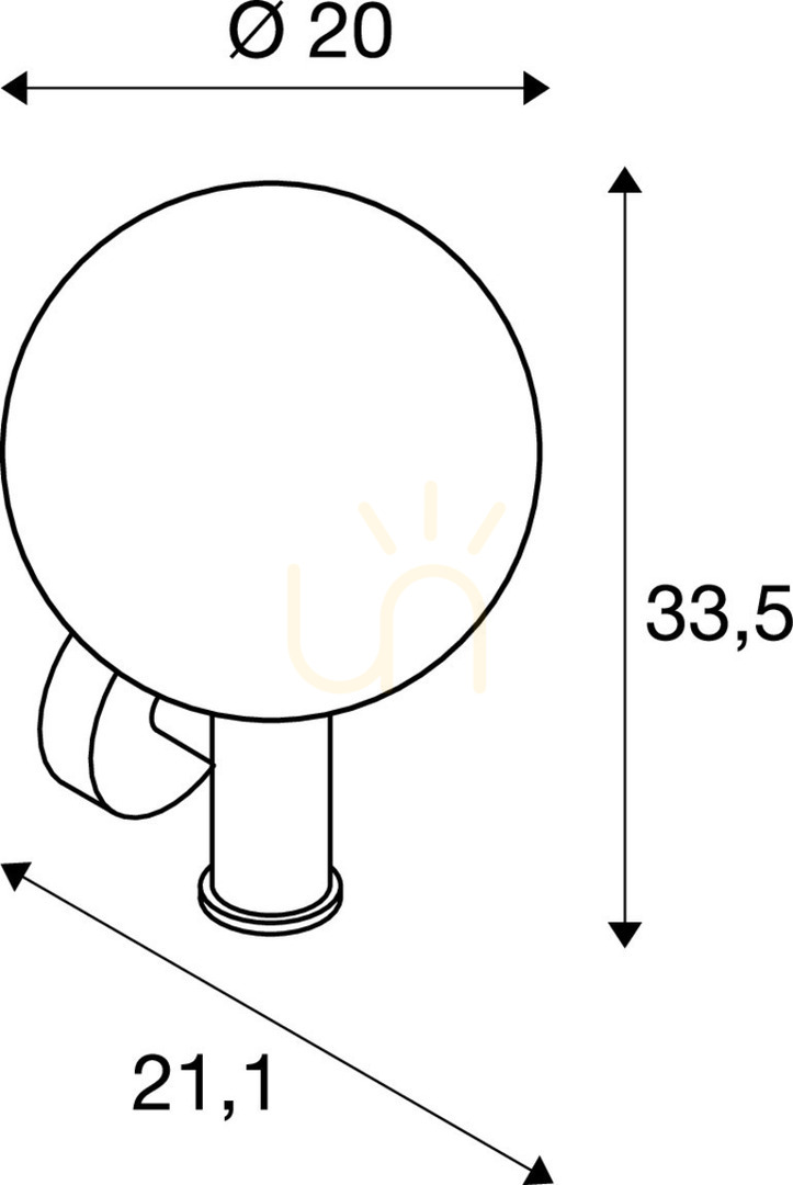 Afişa Lampă de podea exterior SLV GLOO PURE antracit IP44 E27 1002002 Lampă de podea exterior SLV GLOO PURE antracit IP44 E27 1002002