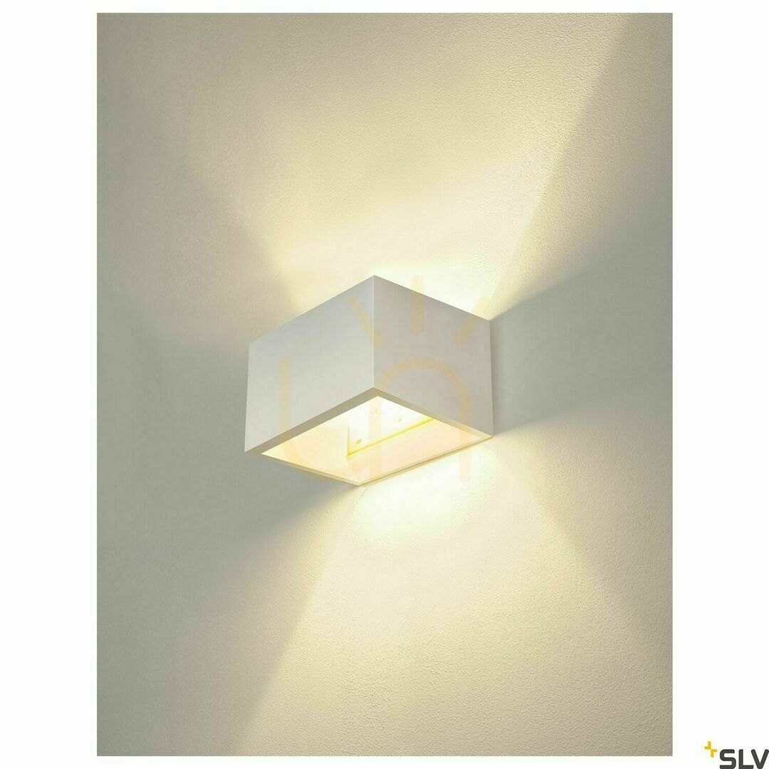 Spectacol Lampă de perete SLV PLASTRA QT-DE12 alb gips 20W 1002238 Lampă de perete SLV PLASTRA QT-DE12 alb gips 20W 1002238