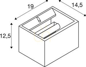 Lampă de perete SLV PLASTRA QT-DE12 alb gips 20W 1002238 5 Lampă de perete SLV PLASTRA QT-DE12 alb gips 20W 1002238 small 5