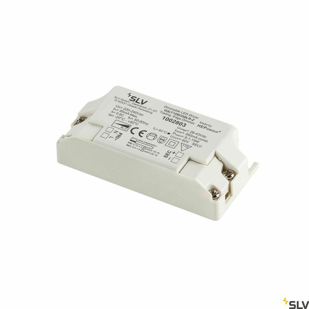 Verifica Driver LED dimabil SLV 9-15W 0.35A alb IP20 1002803 Driver LED dimabil SLV 9-15W 0.35A alb IP20 1002803