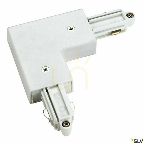 Verifica Conector colț cu alimentare SLV 1 SYSTEM alb 143051