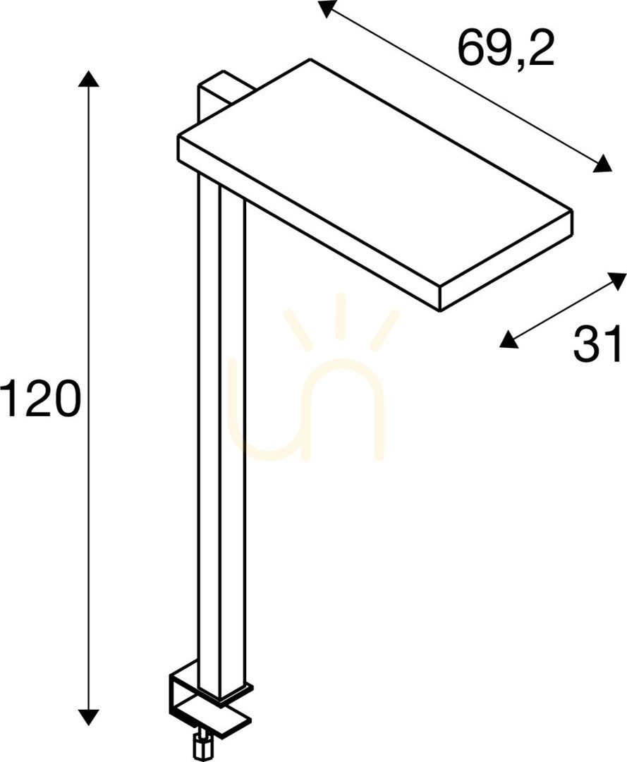 Vedere Lampă de masă SLV WORKLIGHT negru 79W 4000K 7600lm 1005392 Lampă de masă SLV WORKLIGHT negru 79W 4000K 7600lm 1005392