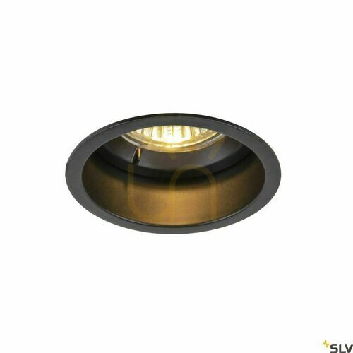 Verifica Spot încastrat SLV HORN GU10 negru aluminiu 25W IP20/IP44 1005435