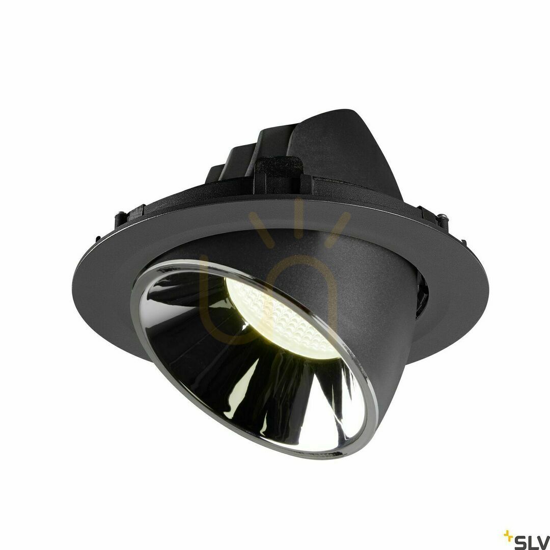 previzualizare Spot încastrat SLV NUMINOS GIMBLE XL negru-crom 37,4W 4000K 1006070 Spot încastrat SLV NUMINOS GIMBLE XL negru-crom 37,4W 4000K 1006070