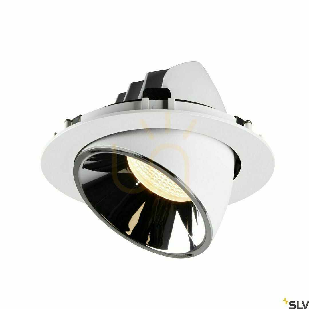 previzualizare Spot încastrat SLV NUMINOS GIMBLE XL alb/crom 37,4W 3000K 3500lm 1006058 Spot încastrat SLV NUMINOS GIMBLE XL alb/crom 37,4W 3000K 3500lm 1006058