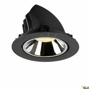 Spot încastrat SLV NUMINOS GIMBLE XL negru-crom 37,4W 2700K 1006031 small 1