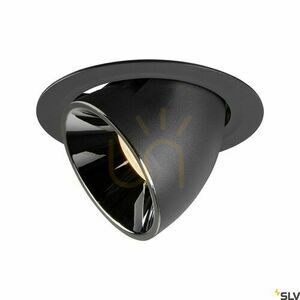 Spot încastrat SLV NUMINOS GIMBLE XL negru-crom 37,4W 2700K 1006031 small 0