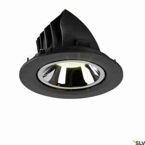 Spot încastrat SLV NUMINOS GIMBLE L negru/crom 25,4W 4000K 2350lm 1006016 small 1