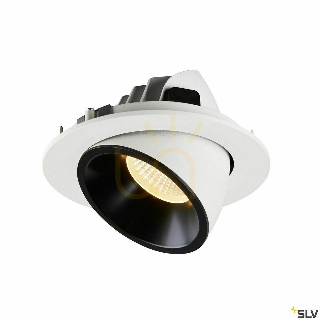 previzualizare Spot încastrat SLV NUMINOS GIMBLE L alb/negru 25,4W 3000K 1006005 Spot încastrat SLV NUMINOS GIMBLE L alb/negru 25,4W 3000K 1006005