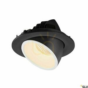 Spot LED încastrat negru-alb SLV NUMINOS GIMBLE L 1005979 25,4 W 2250 lm 2700 K 40° small 2
