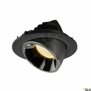 Spot încastrat SLV NUMINOS GIMBLE L negru/crom 25,4W 2700K 1005980 small 2