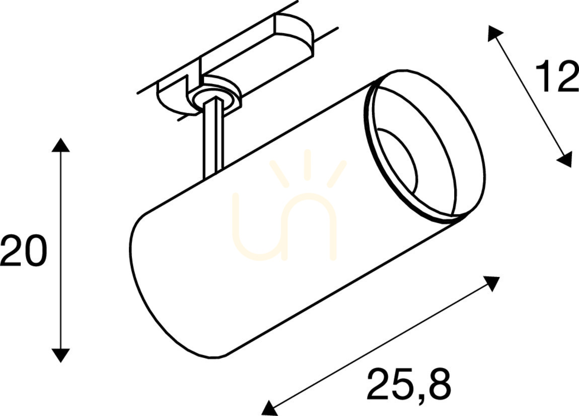 Afişa Spot pe sina SLV NUMINOS DALI XL negru 36W 3000K 24° 1005801 Spot pe sina SLV NUMINOS DALI XL negru 36W 3000K 24° 1005801