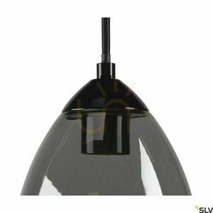 Lampă suspendată SLV PARA CONE GL GU10 negru sticlă aluminiu 13,5 cm 1006159 small 2