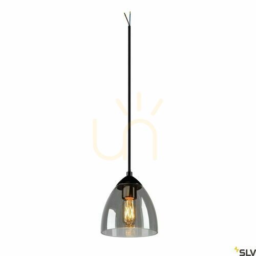 Verifica Lampă suspendată SLV PARA CONE GL GU10 negru sticlă aluminiu 13,5 cm 1006159