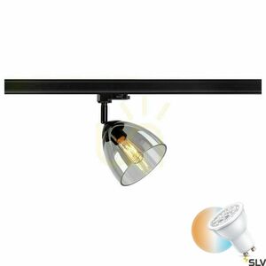 Lumină de șină SLV PARA CONE GL GU10 negru 13,5 cm 3 faze 1006157 small 0