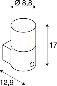 Lampă de perete exterior SLV GRAFIT Round Sensor antracit IP44 11W 1006179 5 Lampă de perete exterior SLV GRAFIT Round Sensor antracit IP44 11W 1006179 small 5